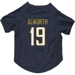 Los Angeles Chargers Lance Alworth Navy Pet Jersey for Dog & Cat