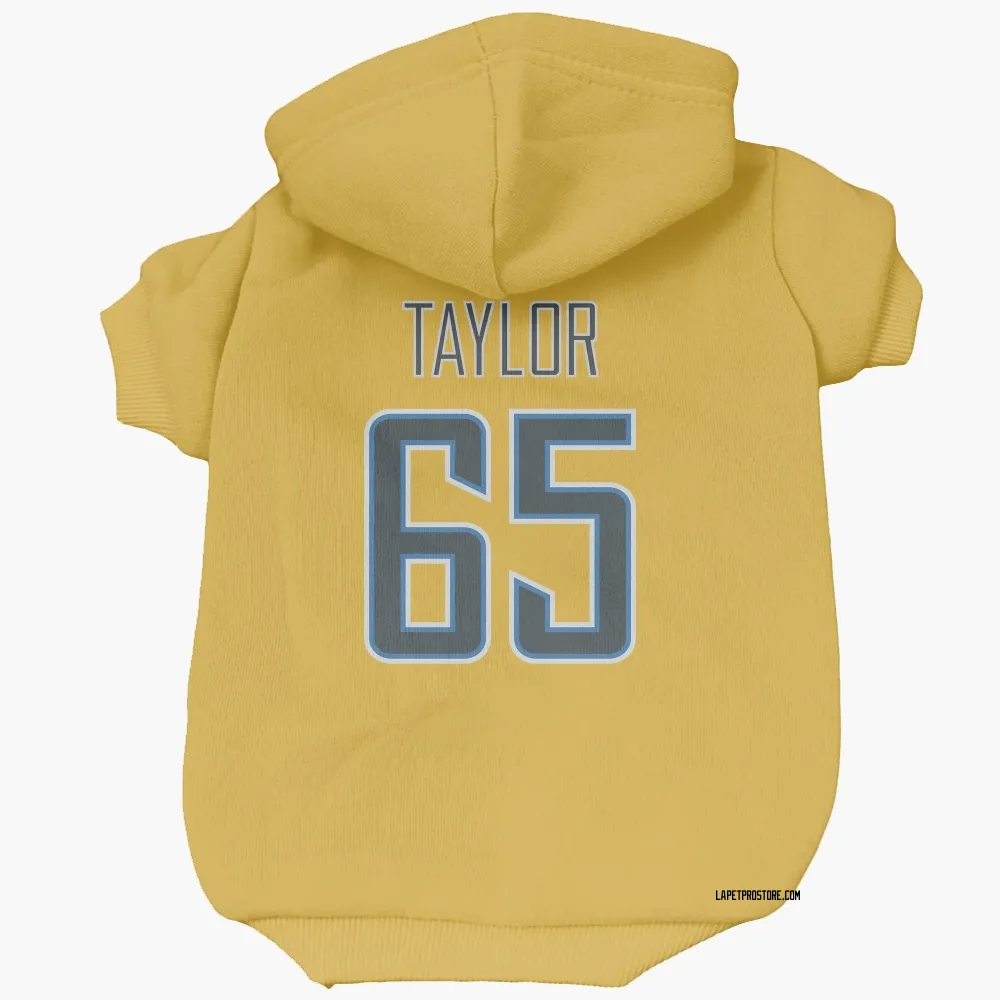 Los Angeles Chargers Logan Taylor Gold Pet Hoodie for Dog & Cat