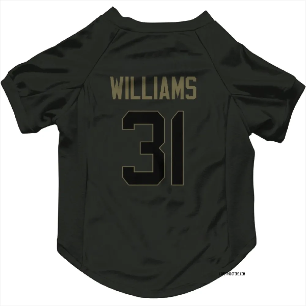 Los Angeles Chargers Marcus Williams Black Service Pet Jersey for Dog & Cat