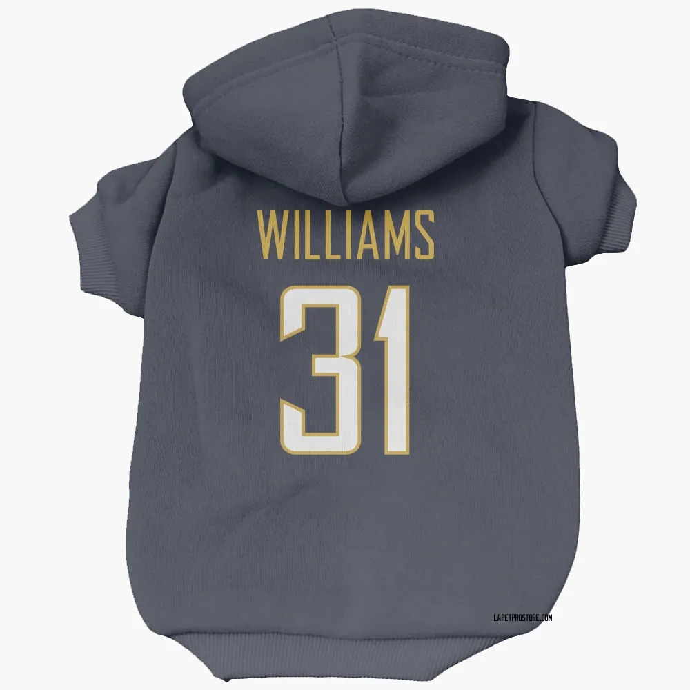 Los Angeles Chargers Marcus Williams Navy Pet Hoodie for Dog & Cat