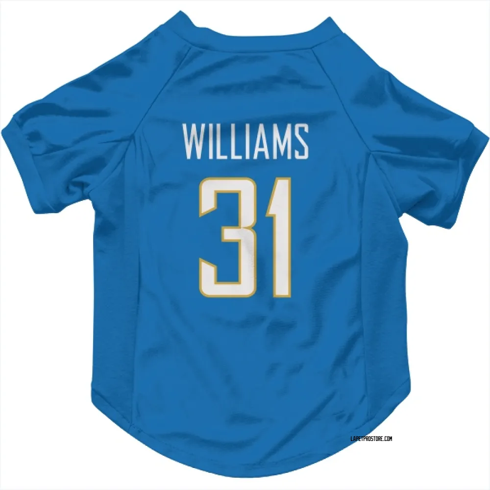 Los Angeles Chargers Marcus Williams Powder Blue Pet Jersey for Dog & Cat