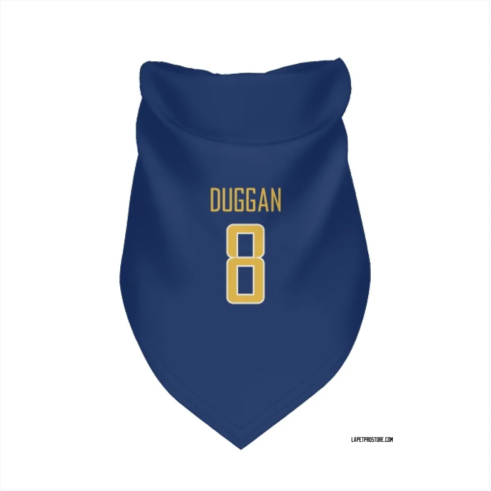 Los Angeles Chargers Max Duggan Royal Gold Pet Bandana for Dog & Cat