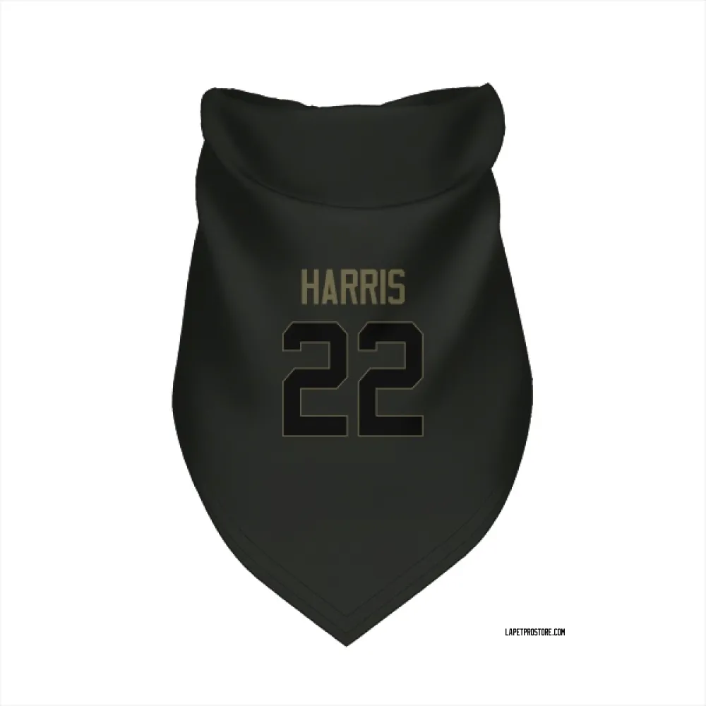 Los Angeles Chargers Najee Harris Black Service Pet Bandana for Dog & Cat