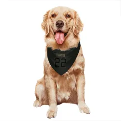 Los Angeles Chargers Najee Harris Black Service Pet Bandana for Dog & Cat