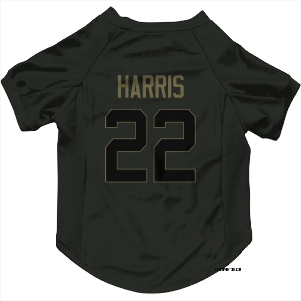 Los Angeles Chargers Najee Harris Black Service Pet Jersey for Dog & Cat