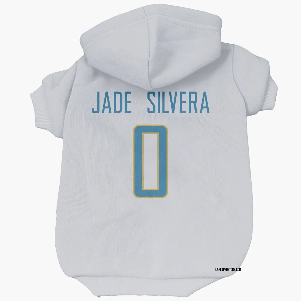 Los Angeles Chargers Nesta Jade Silvera White Pet Hoodie for Dog & Cat