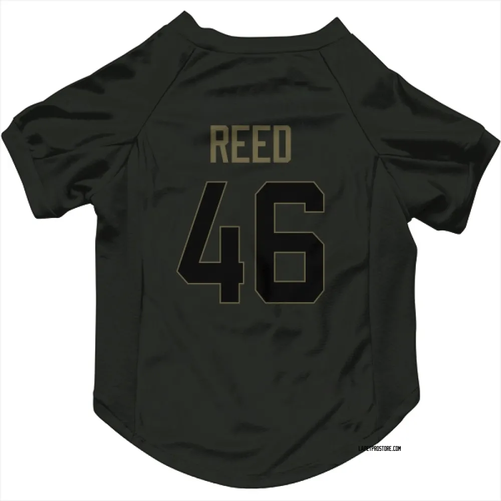 Los Angeles Chargers Nikko Reed Black Service Pet Jersey for Dog & Cat