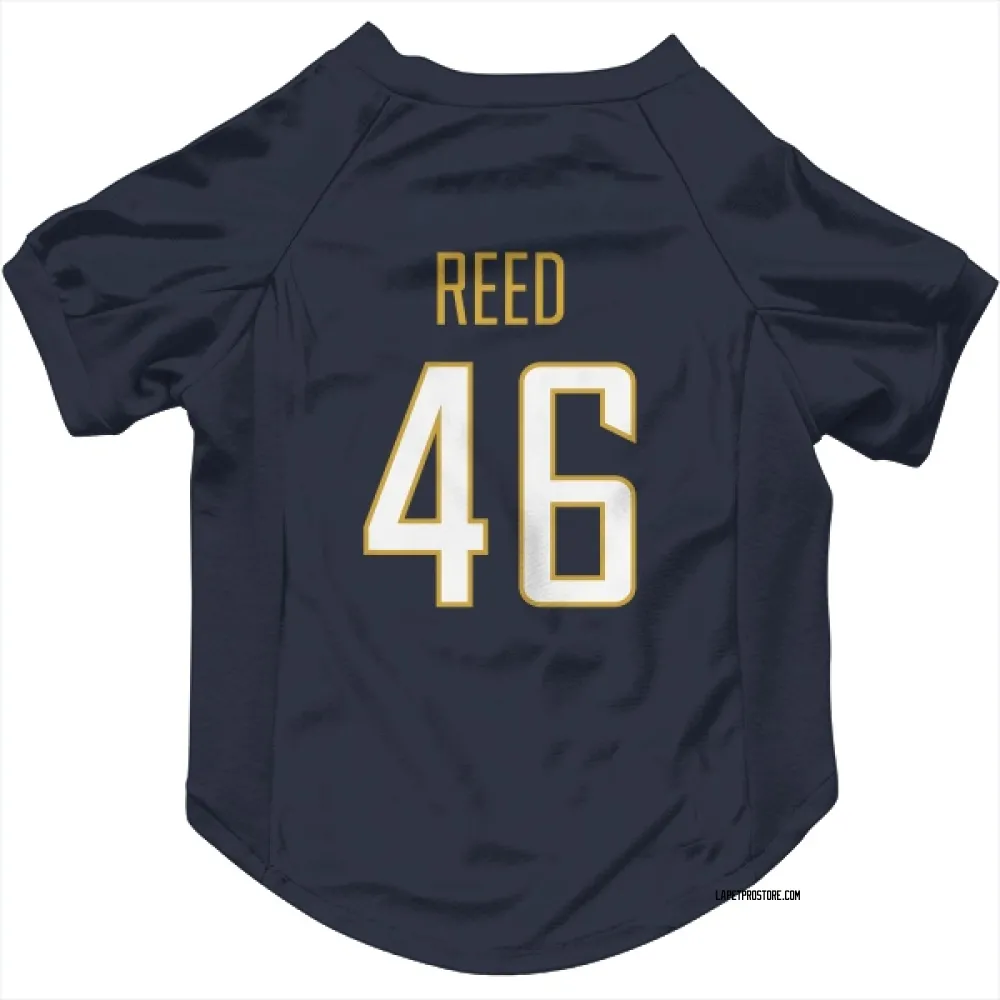 Los Angeles Chargers Nikko Reed Navy Pet Jersey for Dog & Cat
