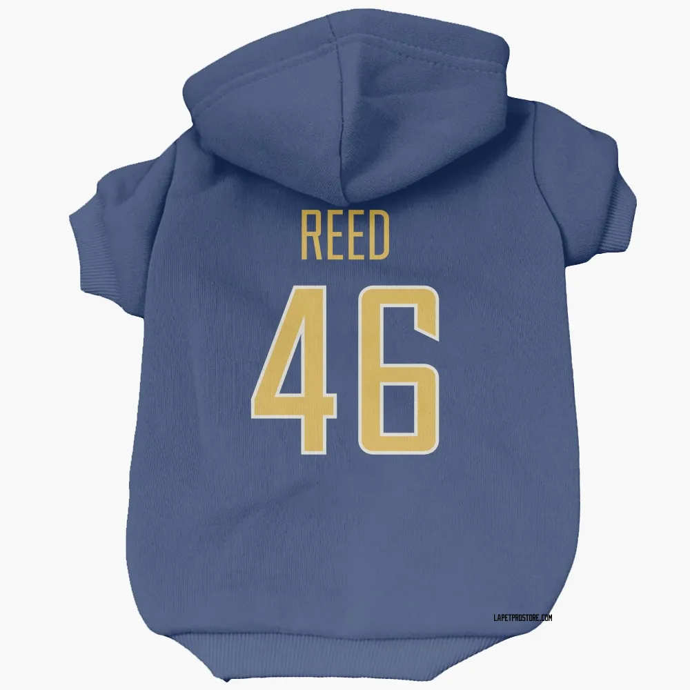 Los Angeles Chargers Nikko Reed Royal Gold Pet Hoodie for Dog & Cat