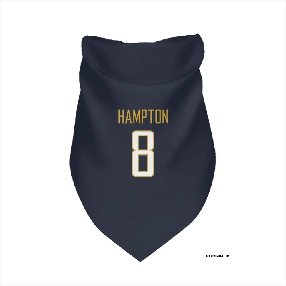 Los Angeles Chargers Omarion Hampton Navy Pet Bandana for Dog & Cat