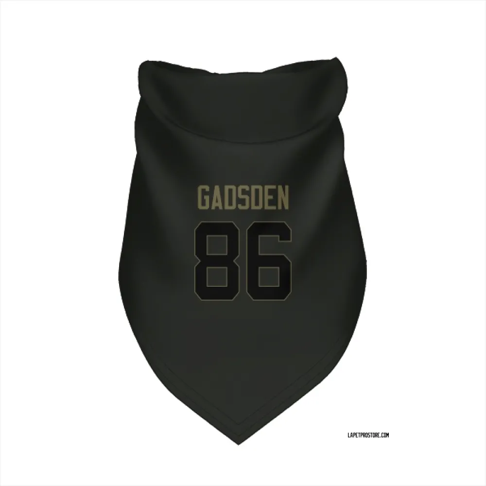 Los Angeles Chargers Oronde Gadsden Black Service Pet Bandana for Dog & Cat