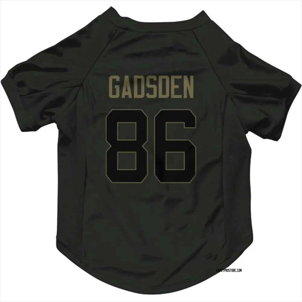 Los Angeles Chargers Oronde Gadsden Black Service Pet Jersey for Dog & Cat