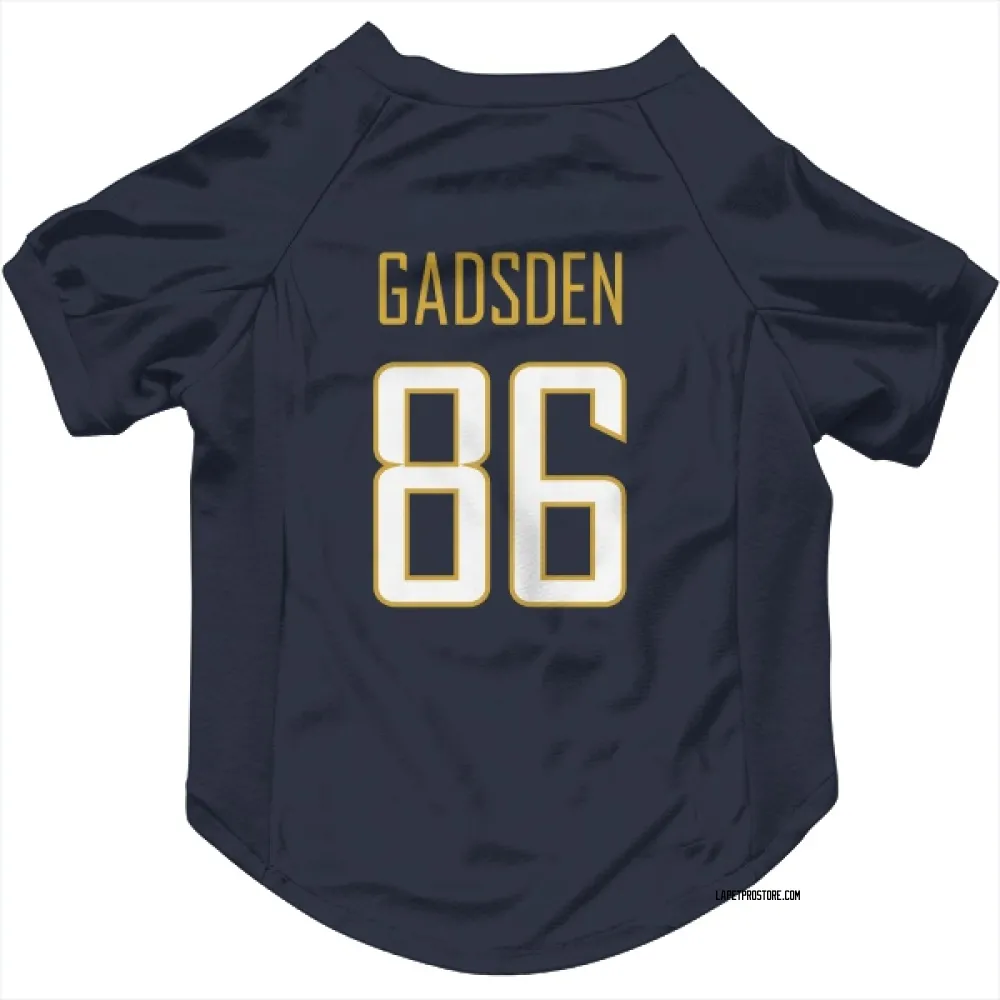 Los Angeles Chargers Oronde Gadsden Navy Pet Jersey for Dog & Cat