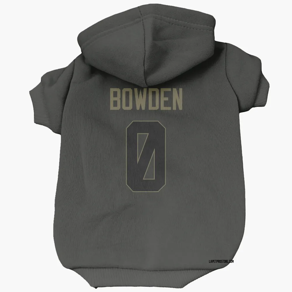 Los Angeles Chargers Peter Bowden Black Service Pet Hoodie for Dog & Cat