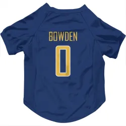 Los Angeles Chargers Peter Bowden Royal Gold Pet Jersey for Dog & Cat