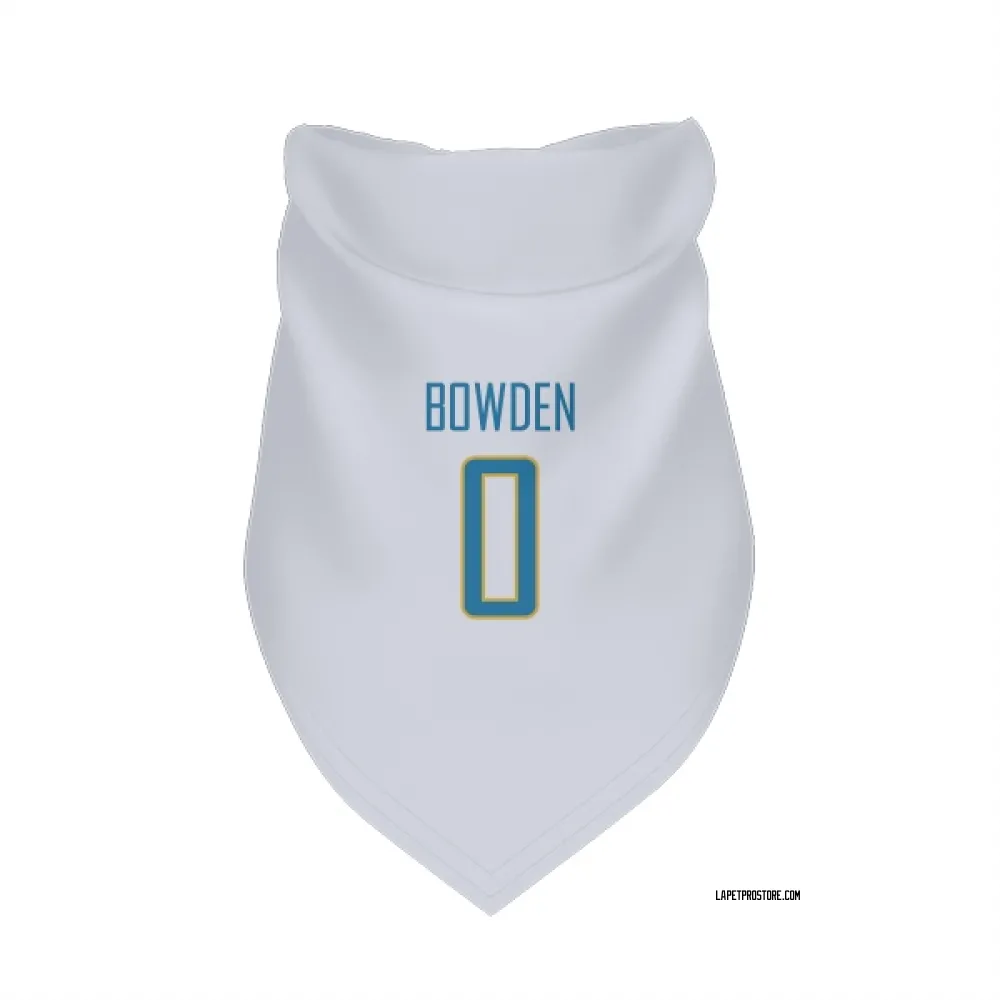 Los Angeles Chargers Peter Bowden White Pet Bandana for Dog & Cat