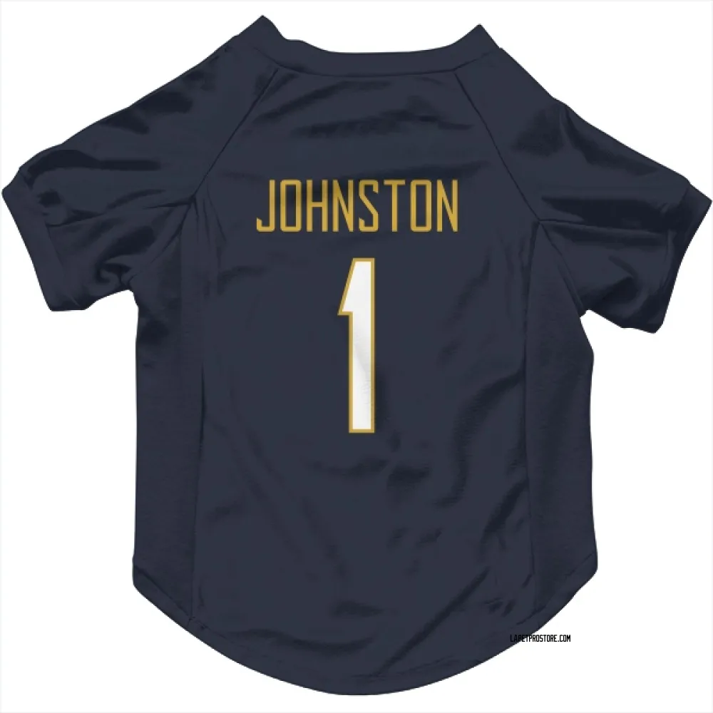 Los Angeles Chargers Quentin Johnston Navy Pet Jersey for Dog & Cat