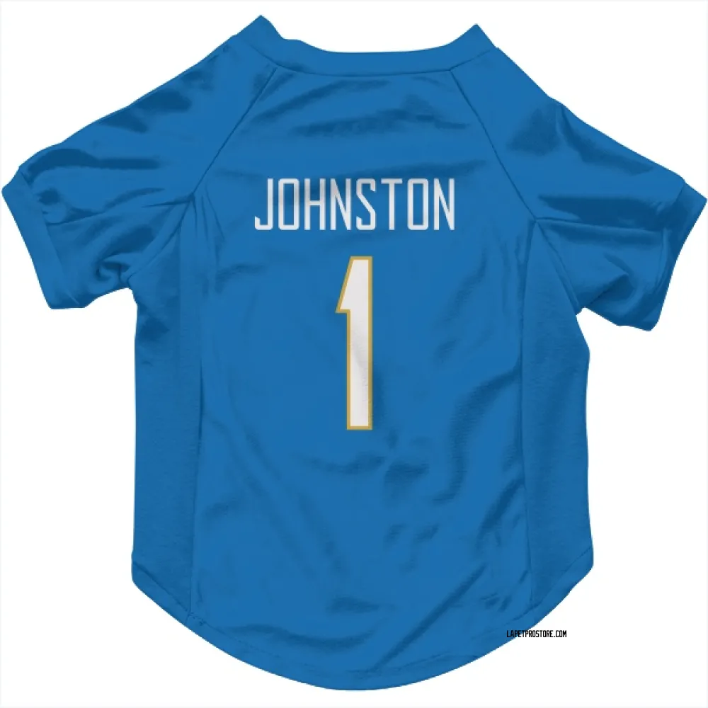 Los Angeles Chargers Quentin Johnston Powder Blue Pet Jersey for Dog & Cat