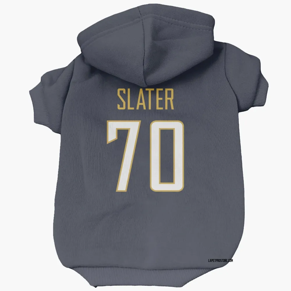Los Angeles Chargers Rashawn Slater Navy Pet Hoodie for Dog & Cat