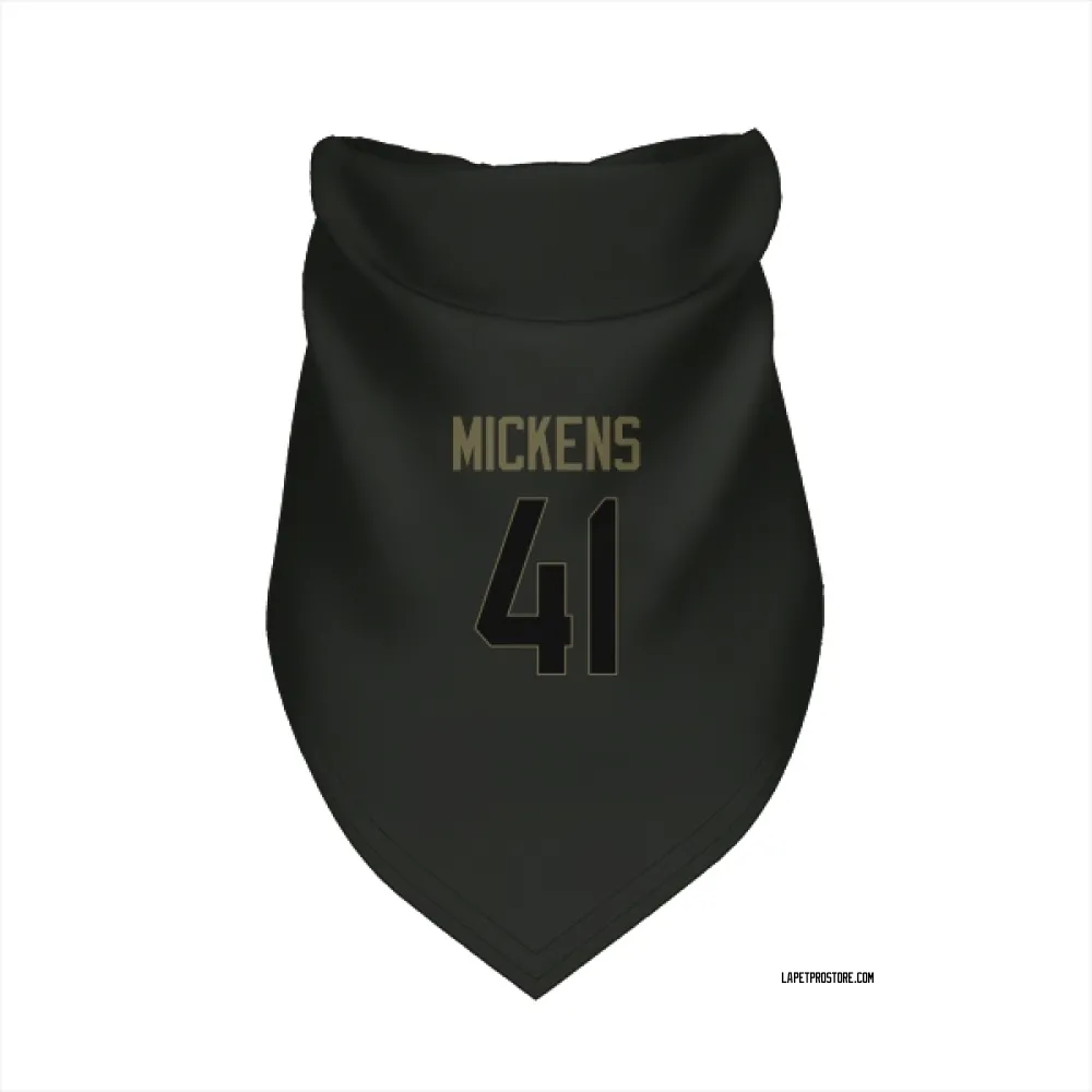 Los Angeles Chargers R.J. Mickens Black Service Pet Bandana for Dog & Cat