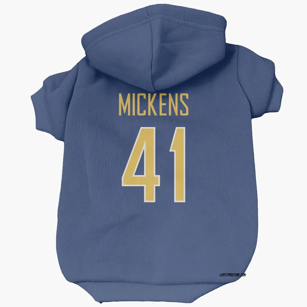 Los Angeles Chargers R.J. Mickens Royal Gold Pet Hoodie for Dog & Cat