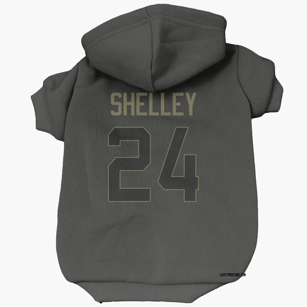 Los Angeles Chargers Rodney Shelley Black Service Pet Hoodie for Dog & Cat