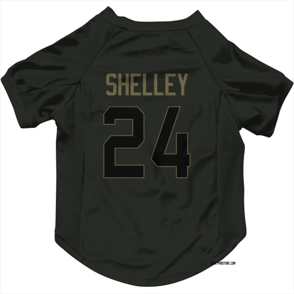 Los Angeles Chargers Rodney Shelley Black Service Pet Jersey for Dog & Cat