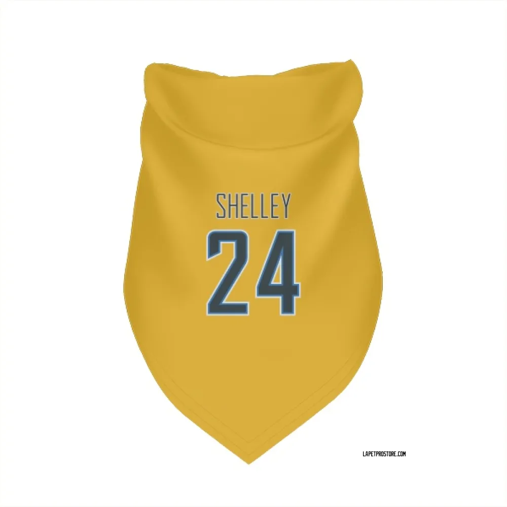 Los Angeles Chargers Rodney Shelley Gold Pet Bandana for Dog & Cat
