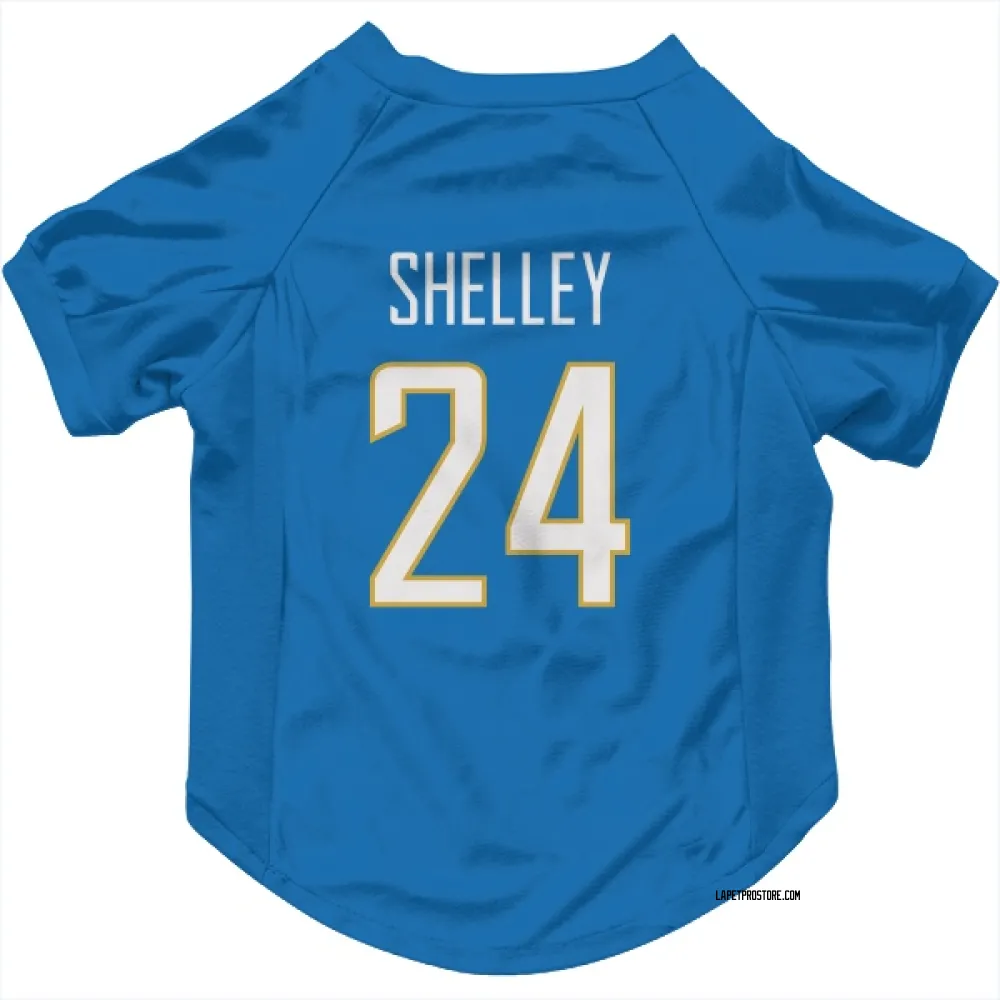Los Angeles Chargers Rodney Shelley Powder Blue Pet Jersey for Dog & Cat