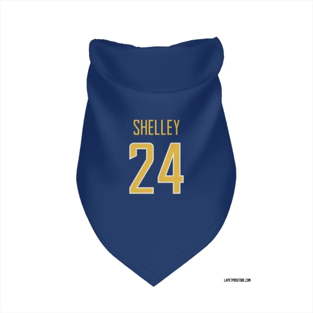 Los Angeles Chargers Rodney Shelley Royal Gold Pet Bandana for Dog & Cat