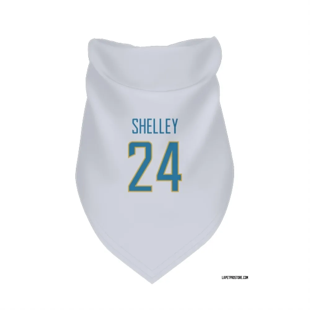 Los Angeles Chargers Rodney Shelley White Pet Bandana for Dog & Cat
