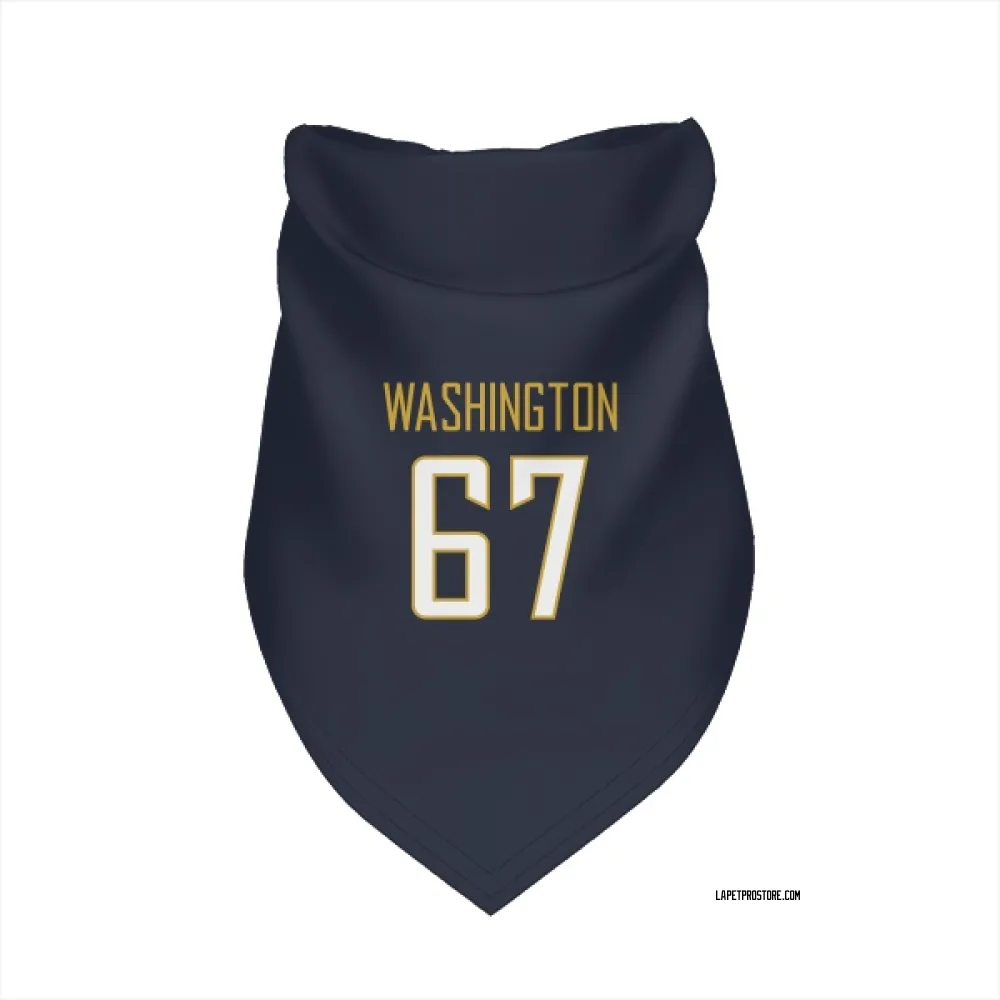 Los Angeles Chargers Savion Washington Navy Pet Bandana for Dog & Cat