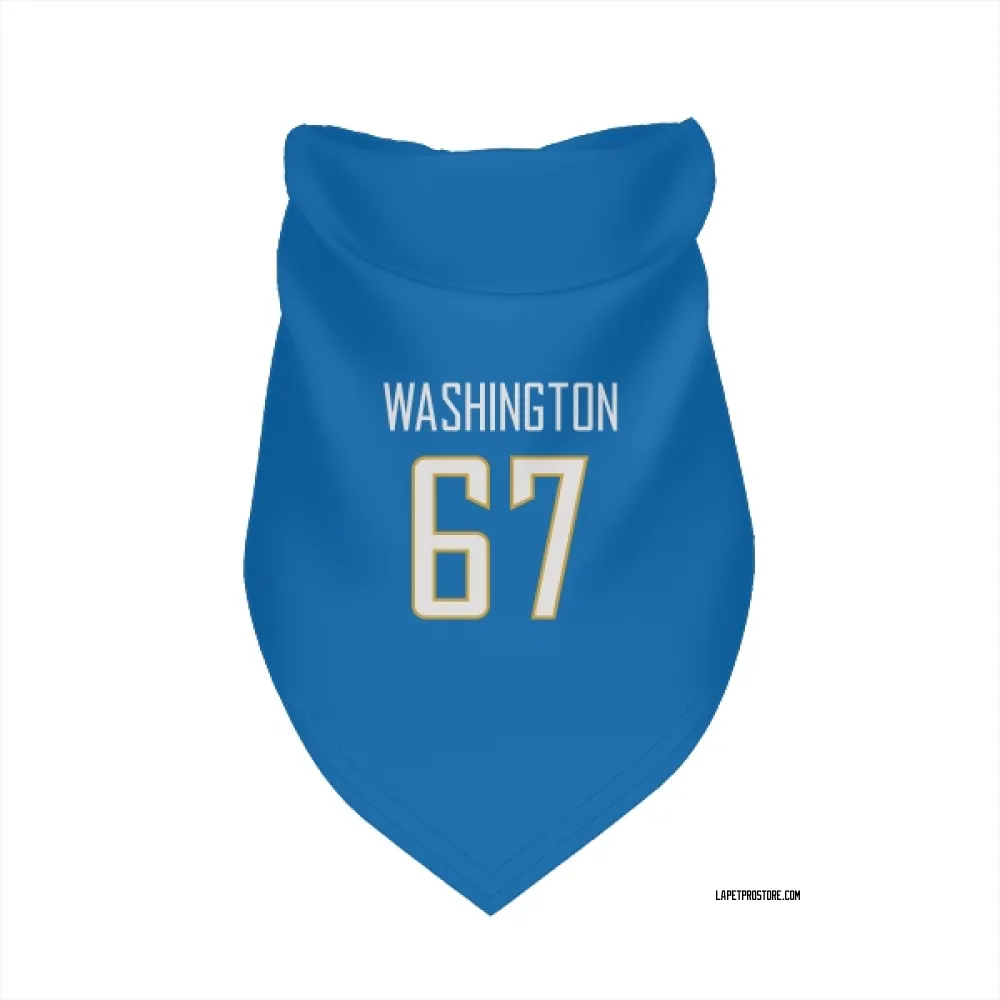 Los Angeles Chargers Savion Washington Powder Blue Pet Bandana for Dog & Cat