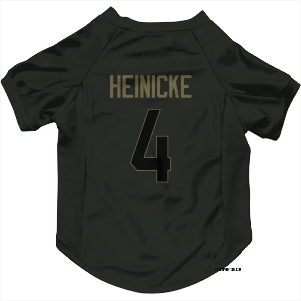 Los Angeles Chargers Taylor Heinicke Black Service Pet Jersey for Dog & Cat