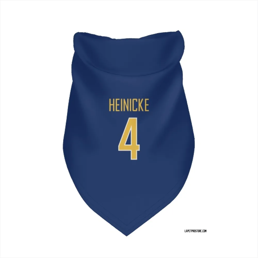 Los Angeles Chargers Taylor Heinicke Royal Gold Pet Bandana for Dog & Cat