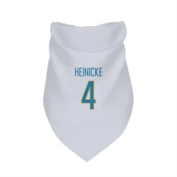 Los Angeles Chargers Taylor Heinicke White Pet Bandana for Dog & Cat