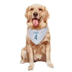 Los Angeles Chargers Taylor Heinicke White Pet Bandana for Dog & Cat