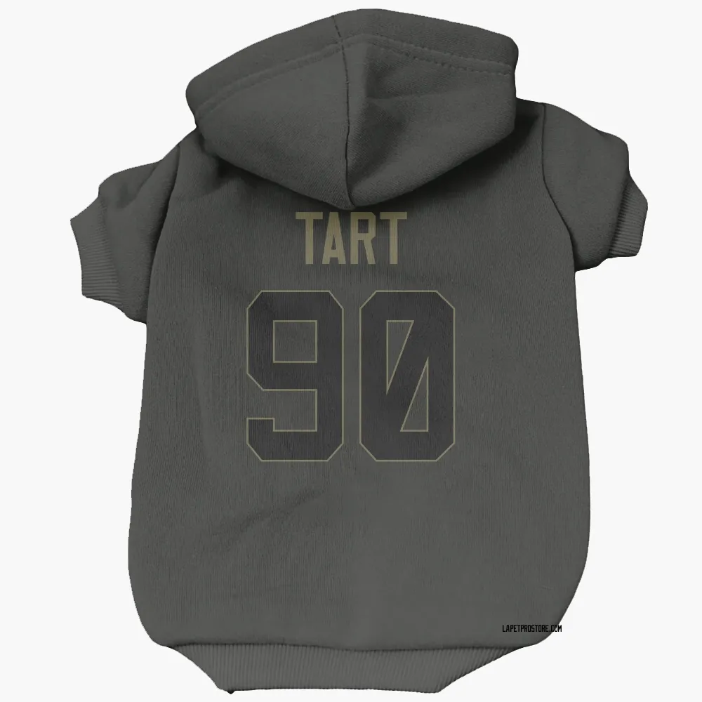 Los Angeles Chargers Teair Tart Black Service Pet Hoodie for Dog & Cat