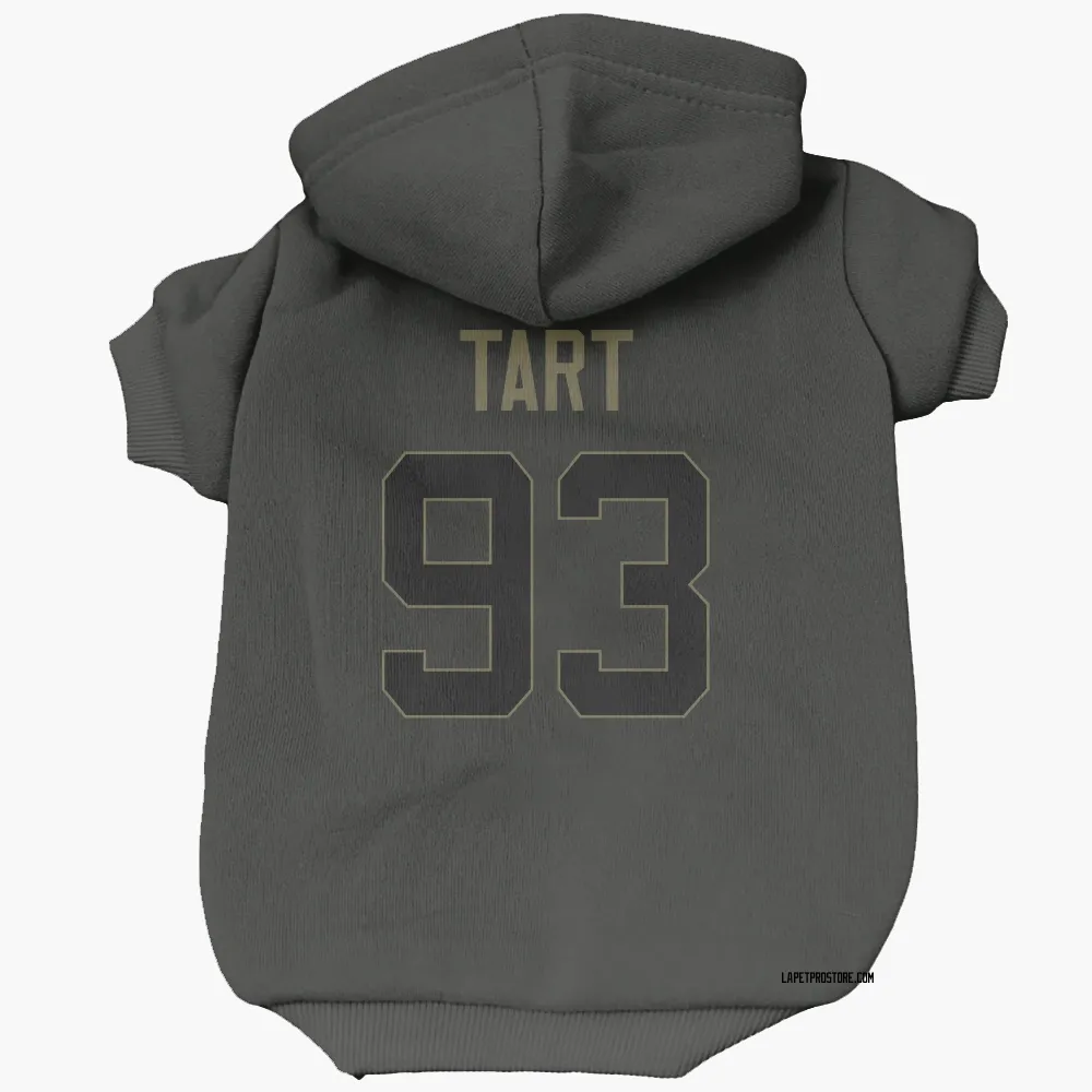 Los Angeles Chargers Teair Tart Black Service Pet Hoodie for Dog & Cat