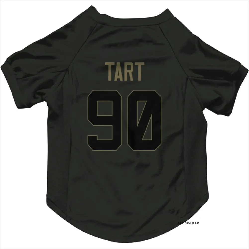 Los Angeles Chargers Teair Tart Black Service Pet Jersey for Dog & Cat