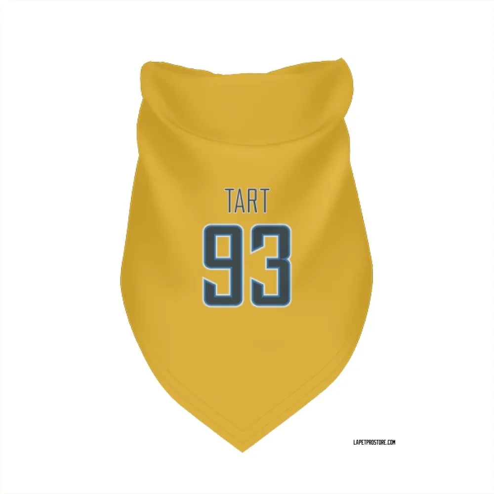 Los Angeles Chargers Teair Tart Gold Pet Bandana for Dog & Cat
