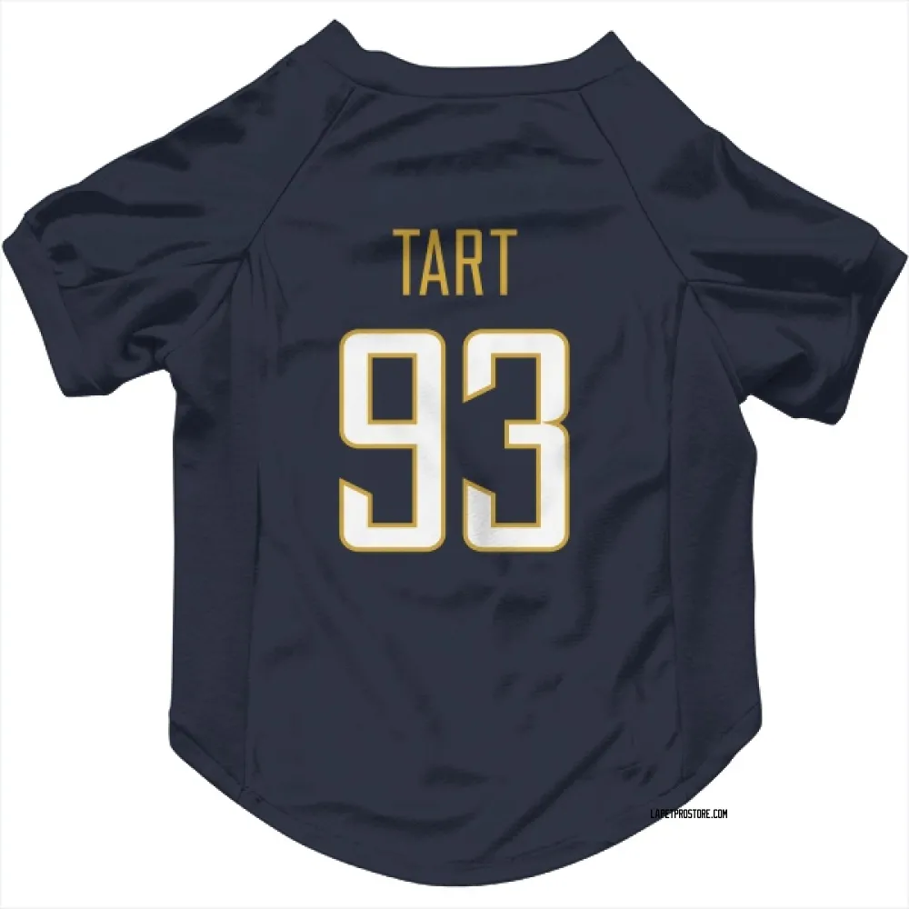 Los Angeles Chargers Teair Tart Navy Pet Jersey for Dog & Cat
