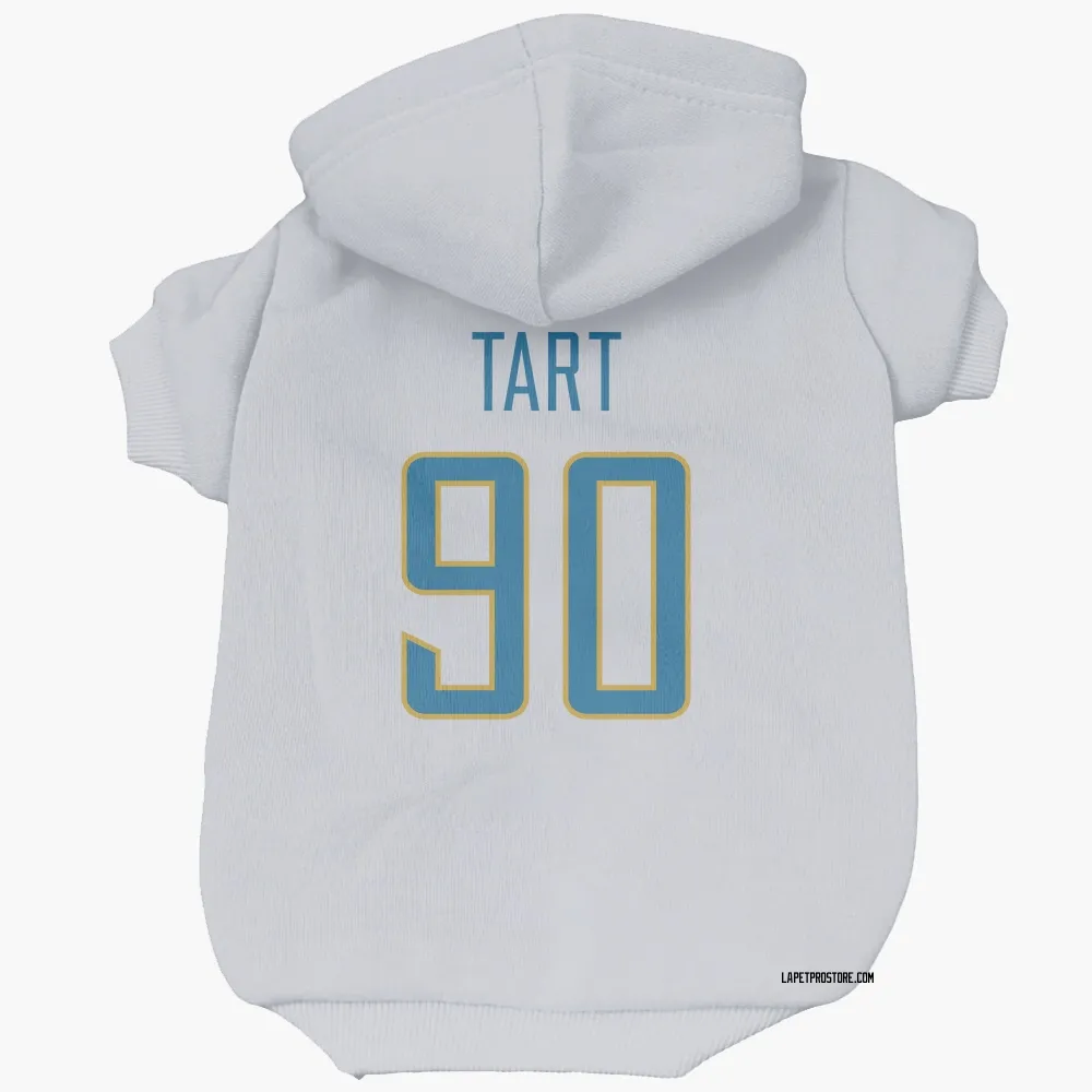 Los Angeles Chargers Teair Tart White Pet Hoodie for Dog & Cat