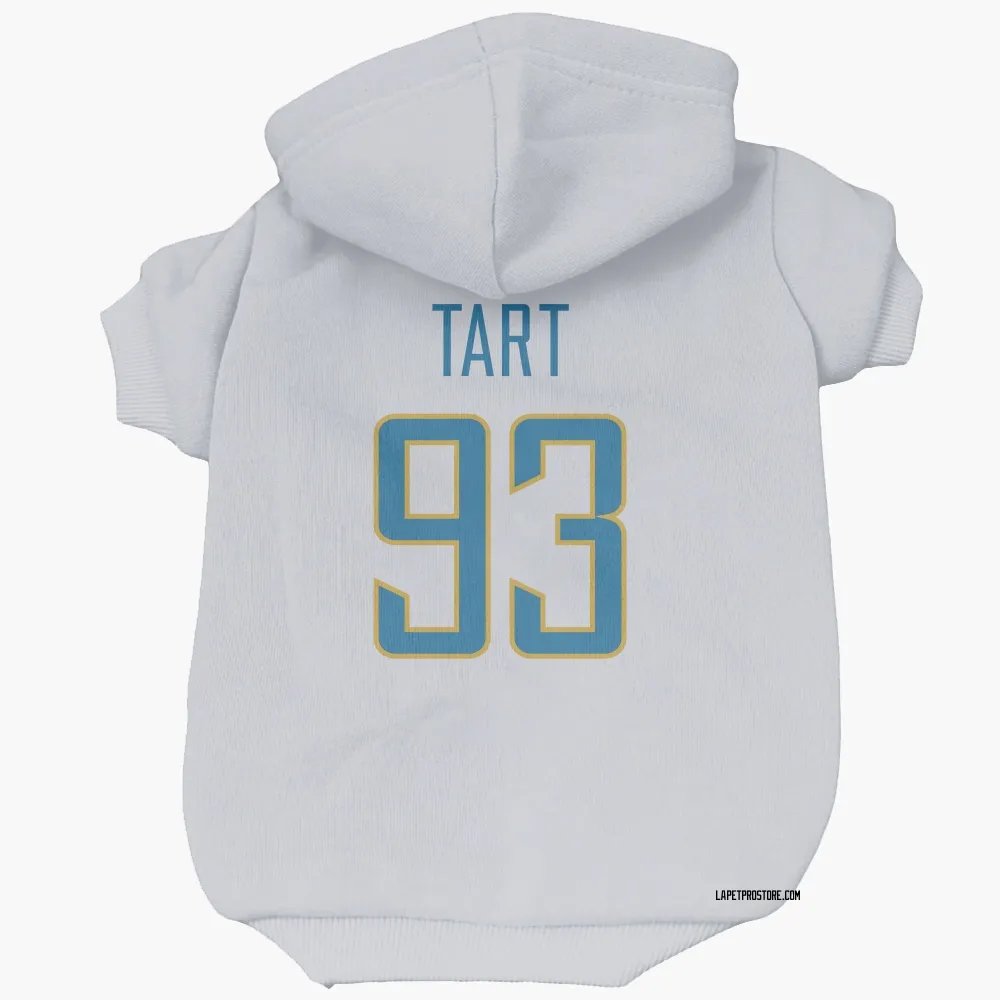 Los Angeles Chargers Teair Tart White Pet Hoodie for Dog & Cat