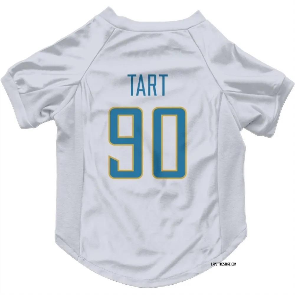 Los Angeles Chargers Teair Tart White Pet Jersey for Dog & Cat