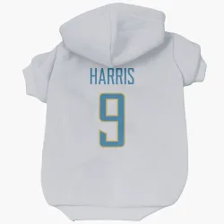 Los Angeles Chargers Tre' Harris White Pet Hoodie for Dog & Cat