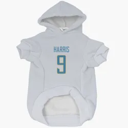 Los Angeles Chargers Tre' Harris White Pet Hoodie for Dog & Cat