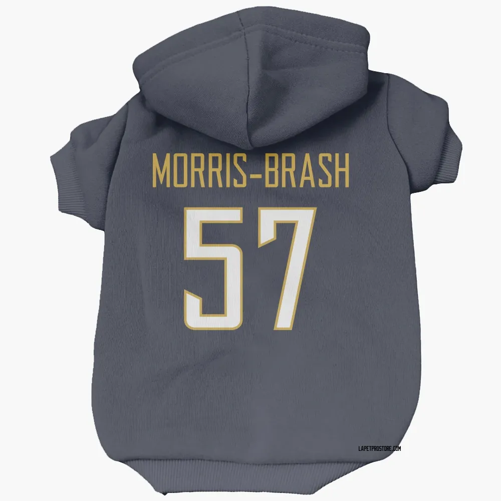 Los Angeles Chargers Tre'Mon Morris-Brash Navy Pet Hoodie for Dog & Cat