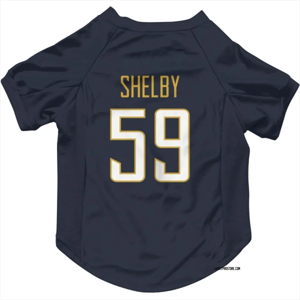 Los Angeles Chargers Ty Shelby Navy Pet Jersey for Dog & Cat