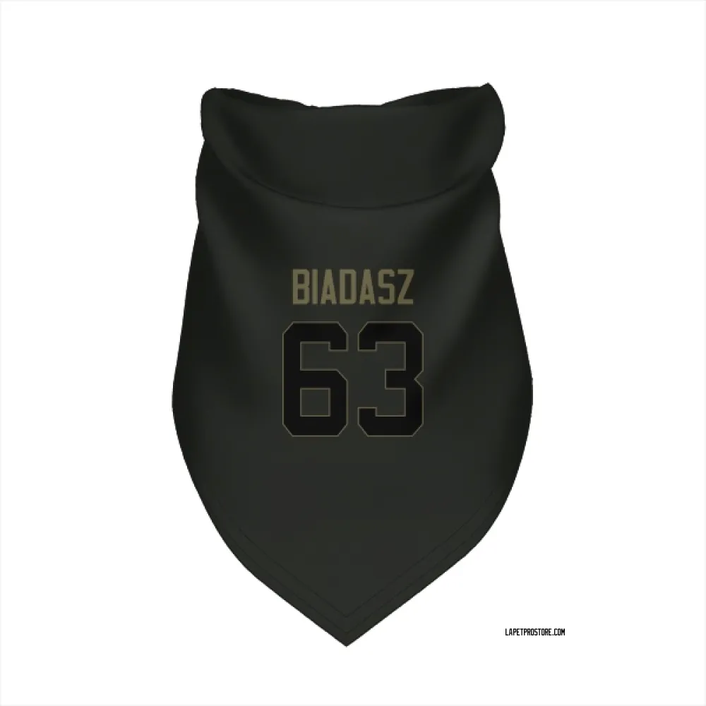 Los Angeles Chargers Tyler Biadasz Black Service Pet Bandana for Dog & Cat